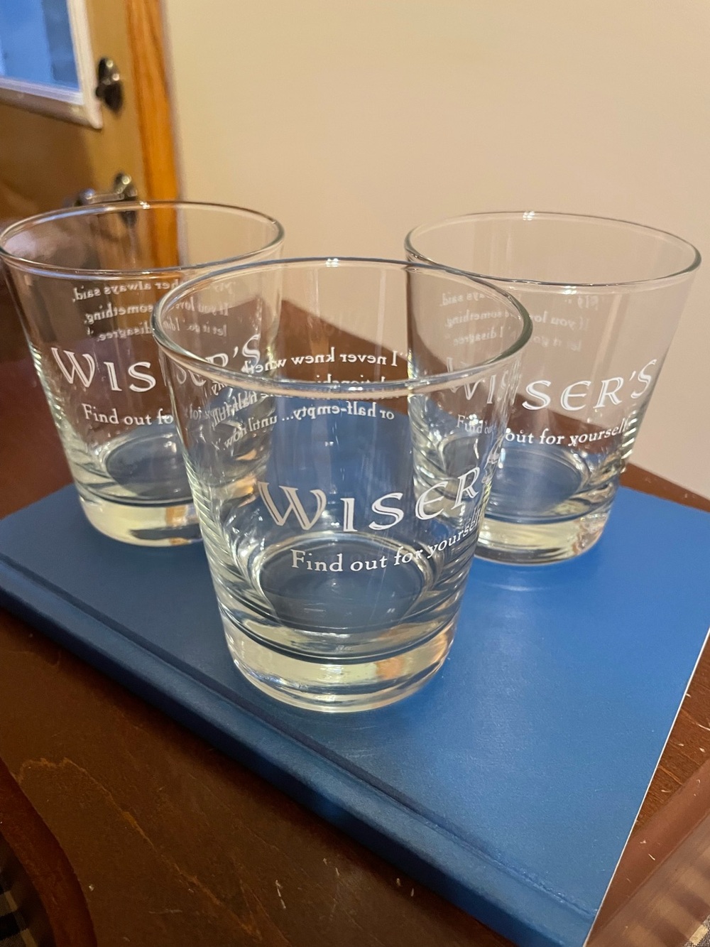 Wisers ‘find out for yourself’ highball glasses
